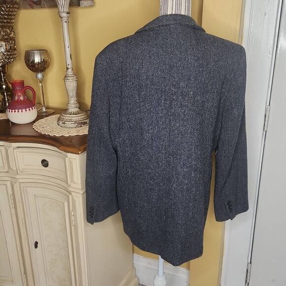 Vintage Jones Jeans wool gray blazer womens size 10 - Picture 3 of 3